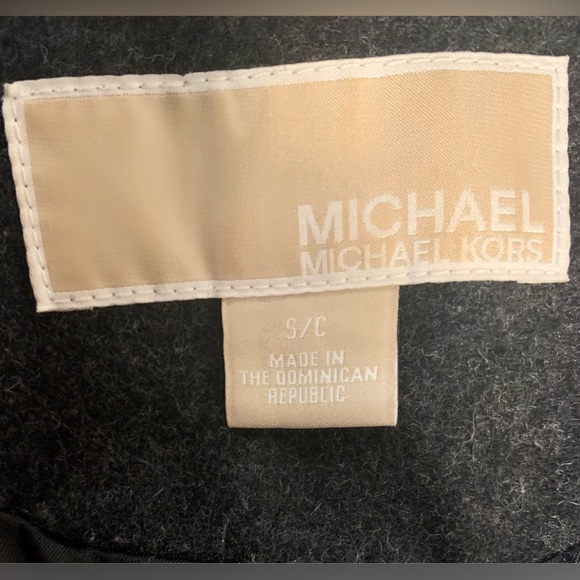 Michael Kors - Wool Blend Dark Grey Peacoat - Perfect Condition - Small - Picture 6 of 9